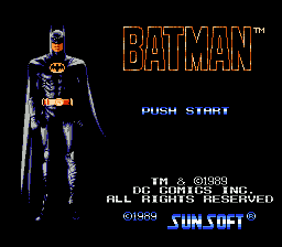 Batman: The Video Game title screenshot